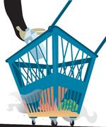 Politikens test viser, at supermarkedernes rullekurve er fulde af tarmbakterier - nogle endda colibakterier. Grafik: Jens B. Mørck 