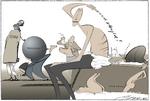 Tegning: Per Marquard Otzen (fra arkivet) 