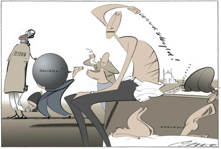 Tegning: Per Marquard Otzen (fra arkivet) 