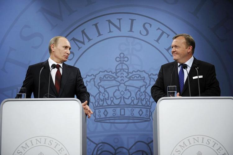 Lars Løkke mødtes med Vladimir Putin i april 2011. Her fremhævede de to ledere Danmark og Ruslands energisamarbejde og så frem til at indvie den første Nord Stream-gasledning gennem Østersøen senere samme år. 