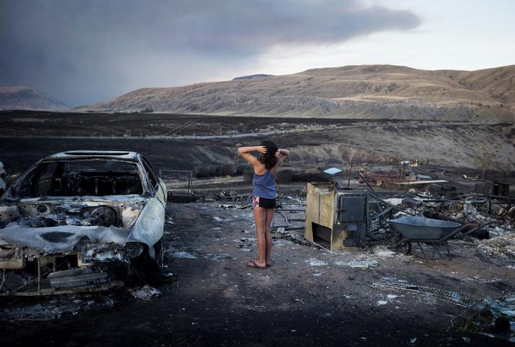 Stater som Arizona og her Californien har oplevet en voldsom hede den seneste måned. 