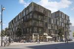 Henning Larsen Architects har tegnet det kollegium, som et firma ønsker at bygge i Københavns Nordhavn. Værelserne er små, ned til 9 kvadratmeter, men så er der plads til tre gange så mange studerende som beskrevet i lokalplanen. 