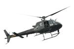 Politiet patruljerer i luften over København i Forsvarets helikopter efter skyderier på Nørrebro. 