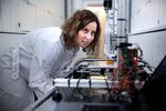 Mia Fiilsøe Falkeborg, ph.d. og specialist i Fødevareteknologi ved Teknologisk Institut og kvinden bag de 3D-printede gulerødder, som børnehavebørn har prøvesmagt. 