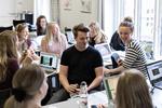 Tobias Due på 23 år har før Diakonissestiftelsen gået på et andet sygeplejestudie, men fordi der kun var kvinder, valgte han at skifte uddannelsessted. Lars Just/Lars Just