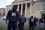 Den 4. september blev LTF midlertidigt forbudt af Rigspolitiet. Nu venter en sag i Københavns Byret (i baggrunden) om en opløsning af gruppen efter grundlovens bestemmelser. Arkivfoto Tariq Mikkel Khan/Ritzau Scanpix