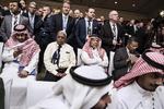 Politikerne skal bestemme rammevilkårene for dansk eksport, mens erhvervslivet skal sørge for vækst og  beskæftigelse, skriver Leif Beck Fallesen. Billedet er fra et dansk erhvervsfremstød i Saudi-Arabien i 2016. Arkivfoto Niels Hougaard