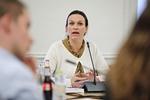 Undervisningsminister Merete Riisager har ifølge et flertal i  Folketinget forsøgt at blokere for en række ændringer af den særligt tilrettelagte ungdomsuddannelse, stu. Arkivfoto Jens Dresling