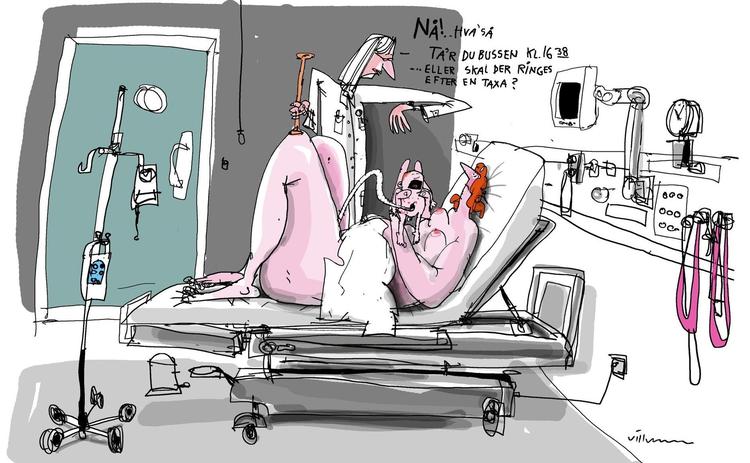 Tegning: Jørn Villumsen (arkiv) 