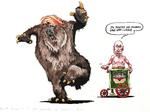Donald Trump er en stor beundrer af Vladimir Putin. 