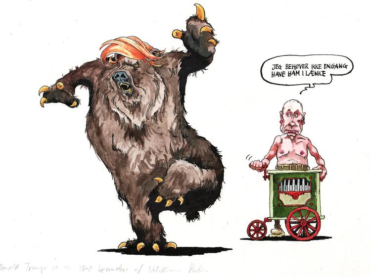 Donald Trump er en stor beundrer af Vladimir Putin. 