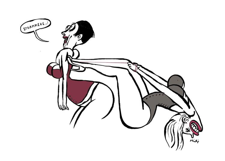 Tegning. Philip Ytournel 