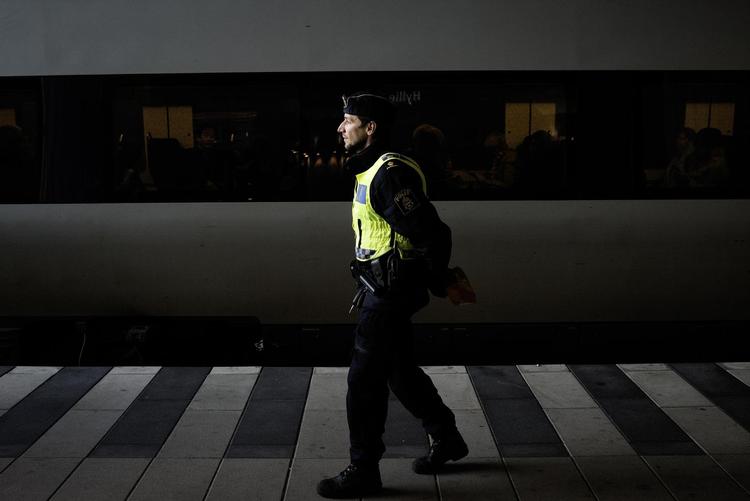På Hyllie station lidt uden for Malmø sætter paskontrollen sine tydelige spor. Arkivfoto Jens Henrik Daugaard