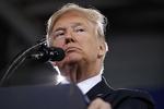 Det er den såkaldte dybe stat, der modarbejder landets demokratisk valgte leder og er skyld i manglen på politiske resultater, lyder beskyldningerne fra Donald Trump. Foto: AP/Evan Vucci 