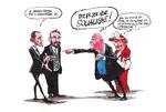 Kristian Jensen, Ole Birk Olesen, Søren Gade.
 