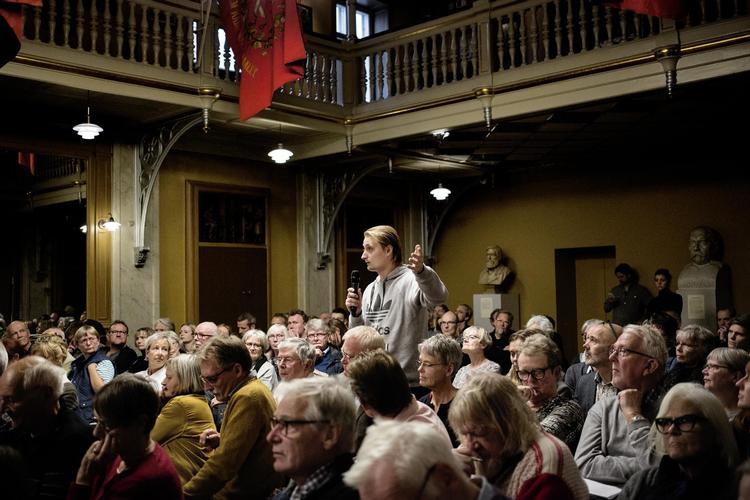 Debatmøde Centrum-venstre-kampagne på Arbejdermuseet