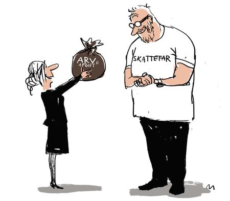 Tegning: Mette Dreyer (arkiv)  Mette Dreyer
