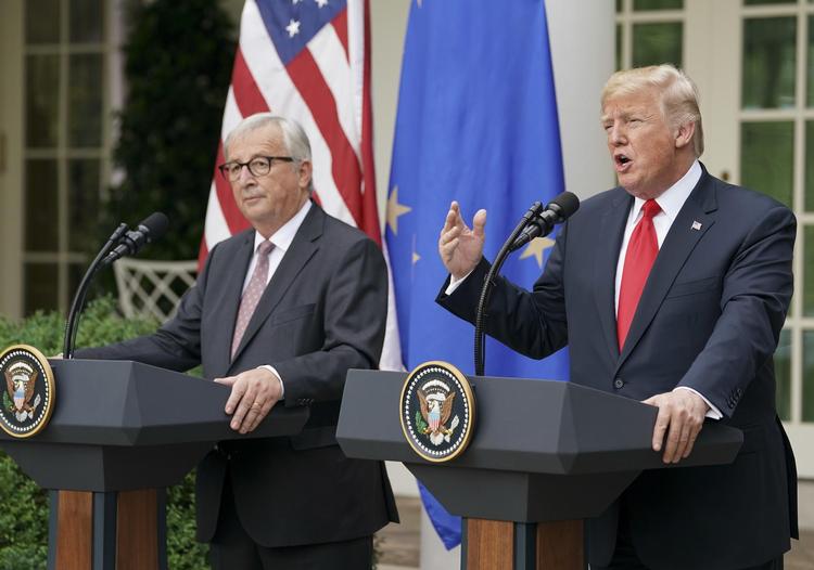 Trump udlagde indrømmelserne som en sejr for USA.  Foto: Martinez Monsivais/AP /AP