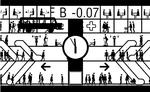 På en række af de underjordiske metrostationer er der kunst at finde i ugens løb. 