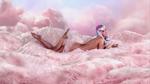 Foto fra musikvideoen til Katy Perrys hitsingle 'California Gurls' (2010) 