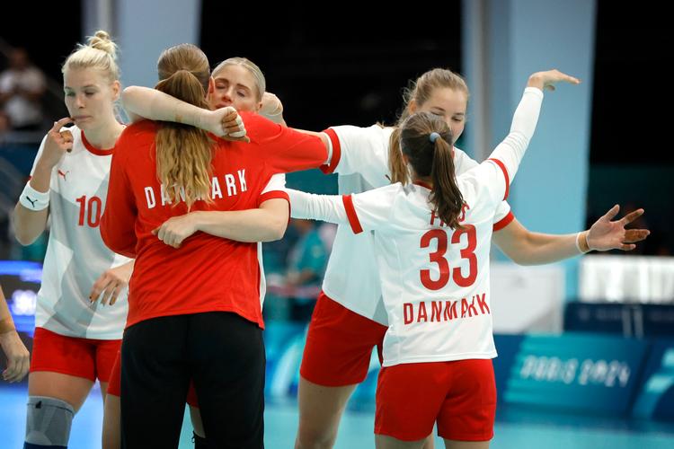 Danmark slog Slovenien 27-19 i den første kamp ved OL i Paris. Foto: Jens Dresling