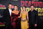 Holdet bag 'Deadpool and Wolverine' ved premieren i New York 22. juli.  Foto: Caitlin Ochs/Ritzau Scanpix