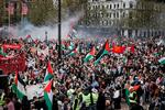 De seneste måneder har der regelmæssigt været demonstrationer i Malmø til støtte for Palæstina. Her ses en demonstration forud for Eurovision i maj. Foto: Emil Bay