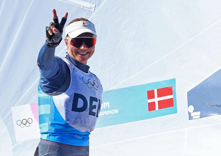 Anne-Marie Rindom er sikker på en medalje ved OL, såfremt hun stiller til start i medaljeløbet. Og undlader hun at tyvstarte, bliver den med sikkerhed også af sølv. Foto: Lisi Niesner/Ritzau Scanpix