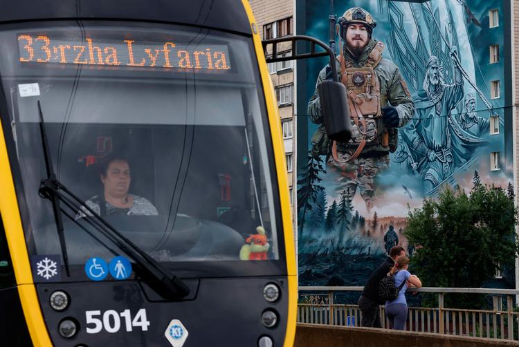 Ukraines hovedstad, Kyiv, den 9. august.. Foto: Anatolii Stepanov/Ritzau Scanpix