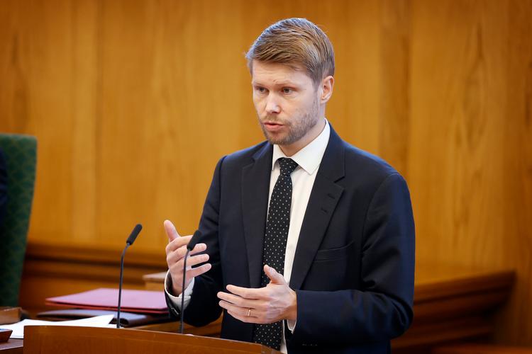 Christoffer Aagaard Melson er i gang med sin anden periode i Folketinget for Venstre.  Foto: Jens Dresling