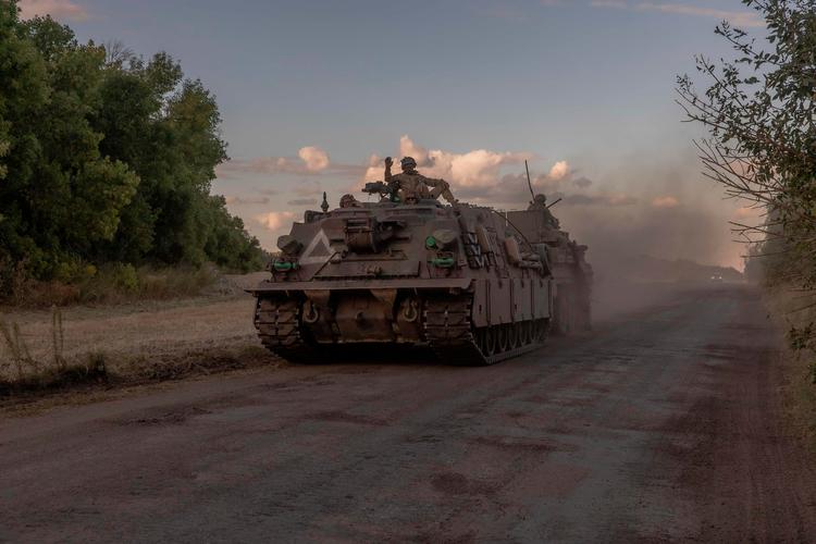Ukrainske tropper i Sumy-regionen tæt på den russiske grænse, 12. august. Foto: Roman Pilipey/Ritzau Scanpix