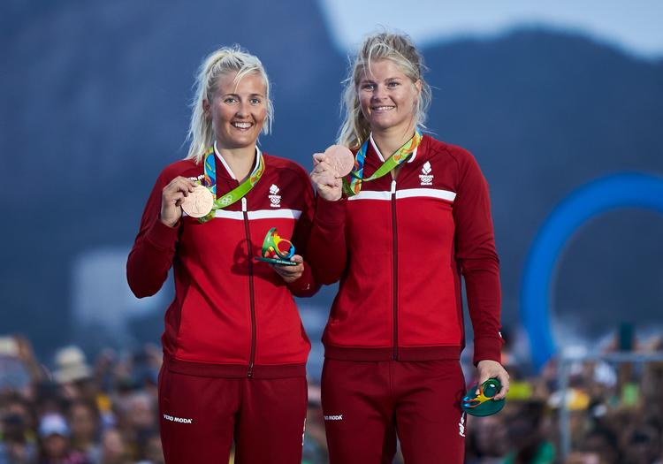 I 2016 vandt Katja Salskov-Iversen (th.) OL-bronze sammen med Jena Mai Hansen.  Foto: Lindberg Jensen Brian