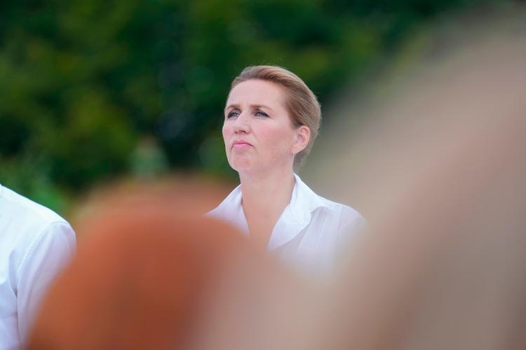     Mette Frederiksen havde finansminister Nicolai Wammen, justitsminister Peter Hummelgaard, gruppeformand Leif Lahn Jensen og Christian Rabjerg Madsen med, da Socialdemokratiet holdt pressemøde i forbindelse med partiets sommergruppemøde i Vejle onsdag 14. august 2024.. (Foto: Claus Fisker/Ritzau Scanpix)   Foto: Claus Fisker/Ritzau Scanpix