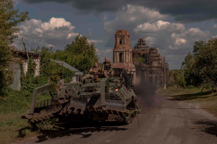 Ukrainske styrker i Sumy-regionen nær grænsen til Rusland den 14. august 2024. Foto: Roman Pilipey/Ritzau Scanpix
