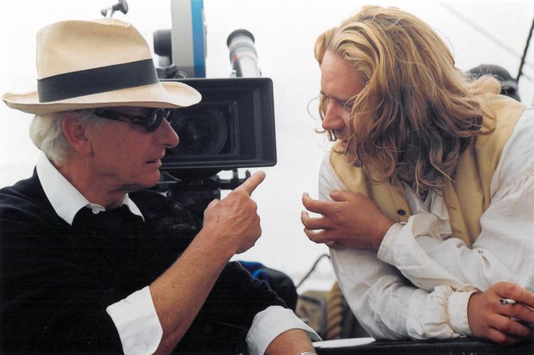 I 'Master and Commander: The Far Side of the World’ fra 2003 instruerede Peter Weir (tv.) bl.a. Russell Crowe.  