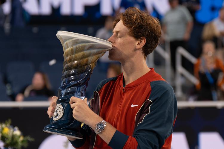 Jannik Sinner vandt søndag ATP-turneringen i Cincinnati og er som nummer 1 på verdensranglisten topseedet ved US Open, som begynder i næste uge. Foto: Susan Mullane/Ritzau Scanpix