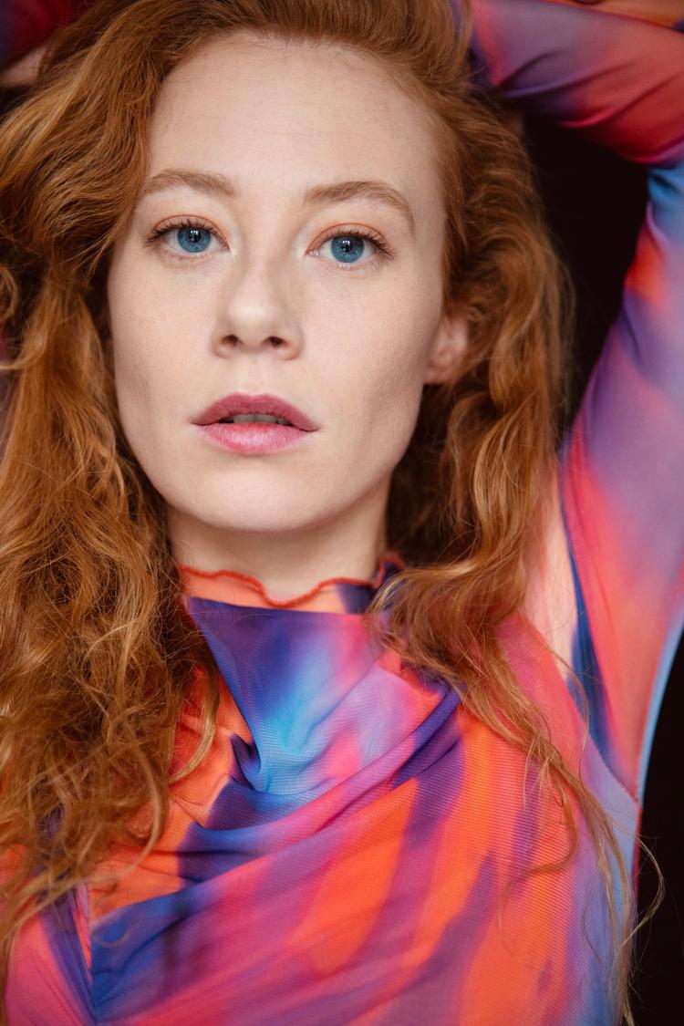 Sara Viktoria Bjerregaard gik i 1.. g, da hun medvirkede i opsætningen af 'Skammerens datter' på Østre Gasværk. Foto: Mynte Lagoni