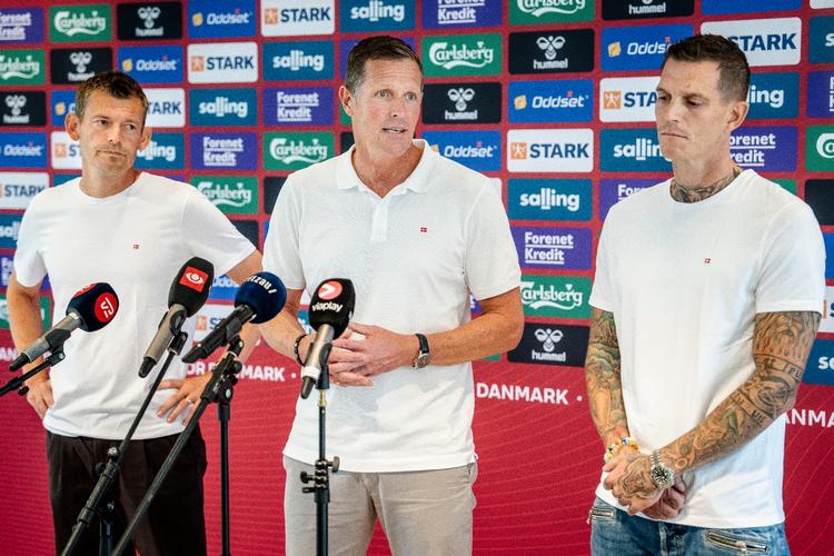 DBU-fodbolddirektør Peter Møller medgiver, at timingen i den midlertidige trænerrokade er særdeles ubelejlig, da den kommer lige inden starten på Nations League-turneringen, hvor Danmark er i gruppe med Schweiz, Serbien og Spanien. Foto: Mads Claus Rasmussen/Ritzau Scanpix