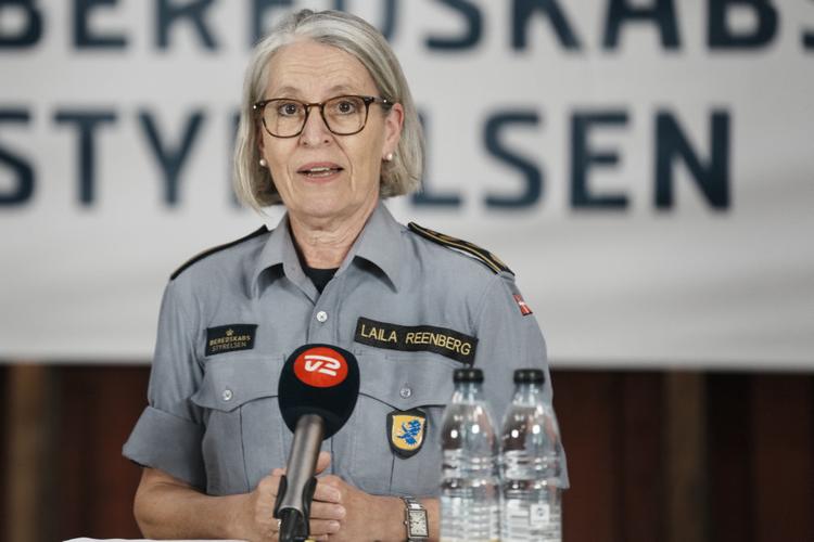 Selv om kriseanbefalingerne nu lander direkte i danskernes digitale indbakke, er der ingen grund til at fare ud og få fyldt hjemmelageret i panik, understreger direktør i Beredskabsstyrelsen Laila Reenberg. (Arkivfoto). Foto: Thomas Traasdahl/Ritzau Scanpix 