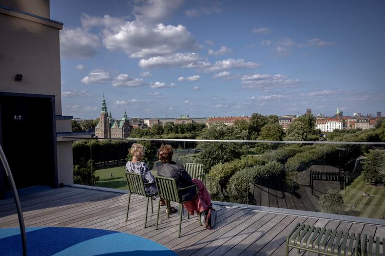 Udsigten til Kongens Have og dens omgivende bygninger såsom Statens Museum for Kunst er mageløs. Foto: Miriam Dalsgaard