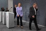»Det her er jo en mærkelig regering«, erklærede 
statsminister Mette Frederiksen (S) tidligere på ugen på et pressemøde. Vælgerne har da også endnu til gode at belønne de tre partier, der valgte at gå i regering sammen Foto: Finn Frandsen