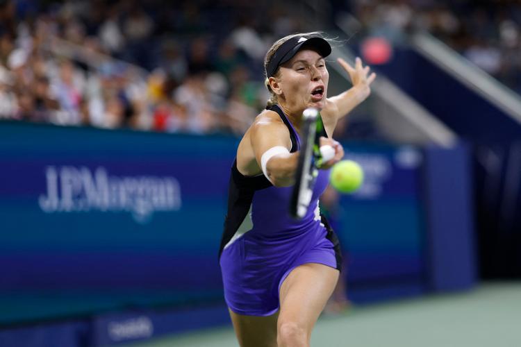 Caroline Wozniacki vandt sikkert over Renata Zarazua fra Mexico i anden runde af US Open i New York. Foto: Geoff Burke/Ritzau Scanpix