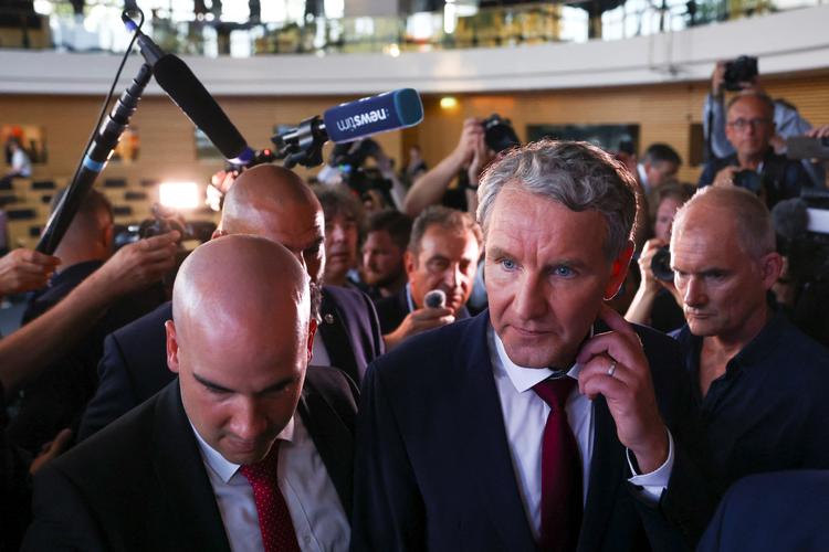 GERMANY-ELECTION-THURINGIA REACTIONS