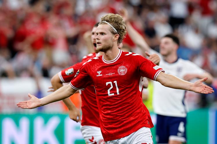 Med sin scoring på et fladt langskud mod England fik Morten Hjulmand i sin niende kamp for alvor slået sit navn fast som landsholdsspiller. 