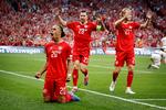 Yussuf Poulsen scorede et af de flotteste mål i en landskamp, da Lars Knudens mandskab vandt for anden gang i træk Foto: Jens Dresling