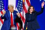 En undersøgelse blandt danske ledere viser, at langt størstedelen støtter Kamala Harris ved det amerikanske præsidentvalg i november.  Sammensat foto Kamil Krzaczynski, Mandel Ngan