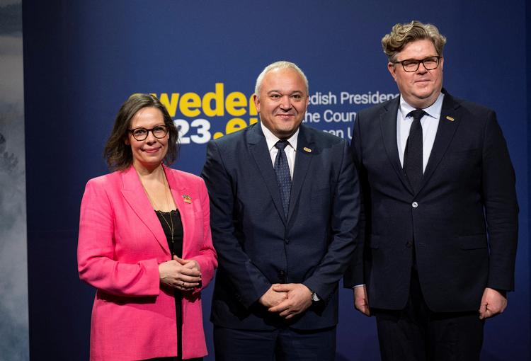 Maria Malmer (tv) er ny svensk udenrigsminister. Foto: Tt News Agency/Ritzau Scanpix