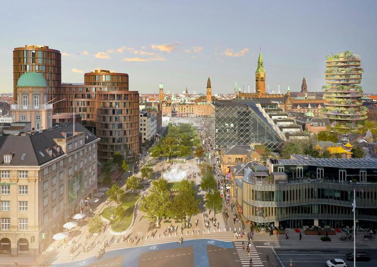 Gehl Architects har tidligere lavet en rendering af, hvordan et parkprojekt kunne se ud - som ikke er det forslag, der nu prøves af.  Foto: Gehl Architects