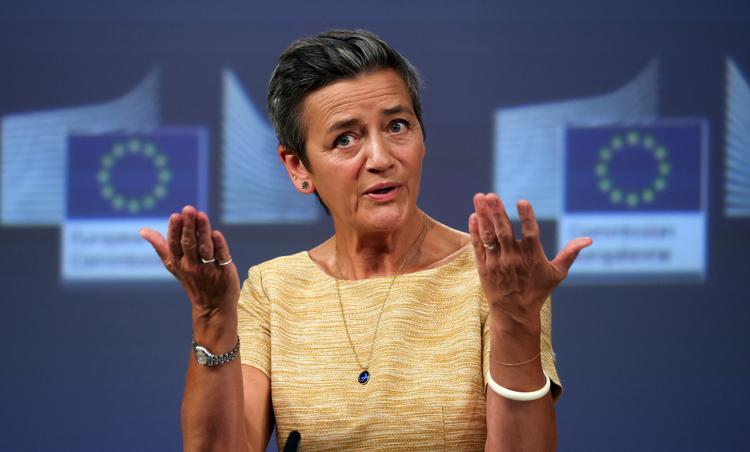 Margrethe Vestager stopper snart som kommissær. De næste to år er hun underlagt strikse regler for, hvad hun må foretage sig. Men hun har en forretningsidé.  Foto: Olivier Hoslet/Ritzau Scanpix