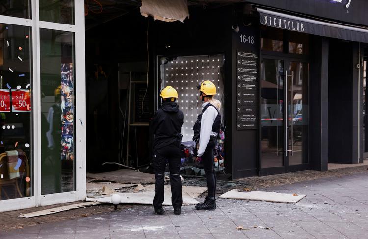 Ifølge et lokalt medie var det diskoteket Vanity Club Cologne, som blev ramt. En person har fået lette kvæstelser, melder flere lokale medier i Köln. Foto: Thilo Schmuelgen/Ritzau Scanpix